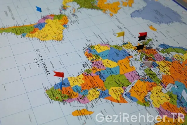 Balkanlar gezi haritası