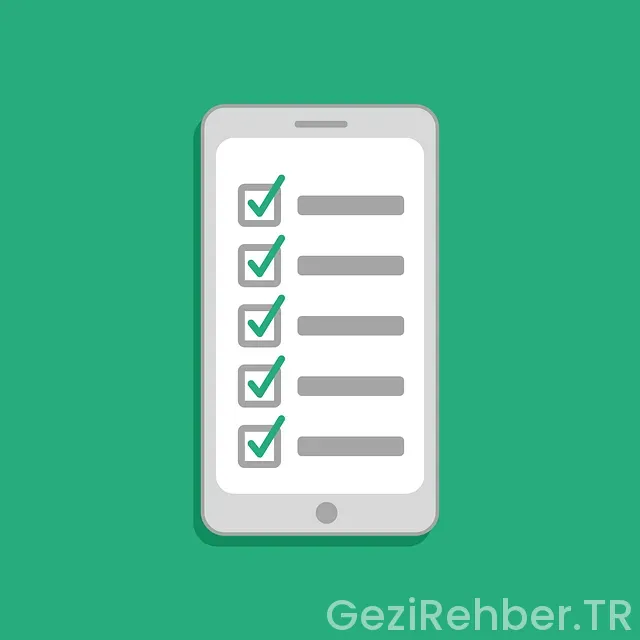 Gezi planlama uygulaması Gezi planlama uygulaması