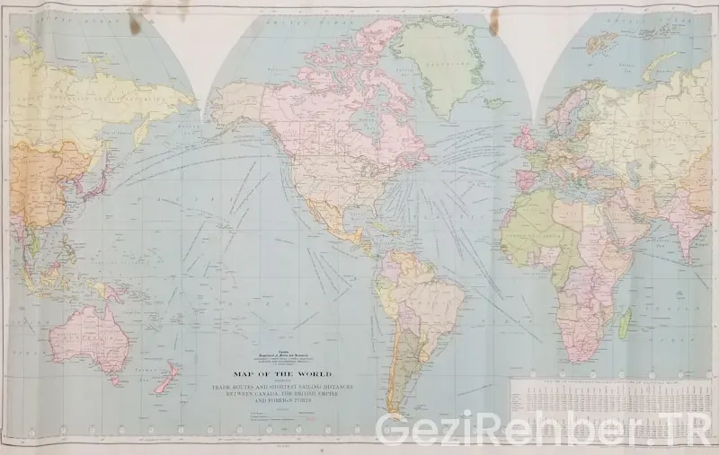 Amerika gezi haritası