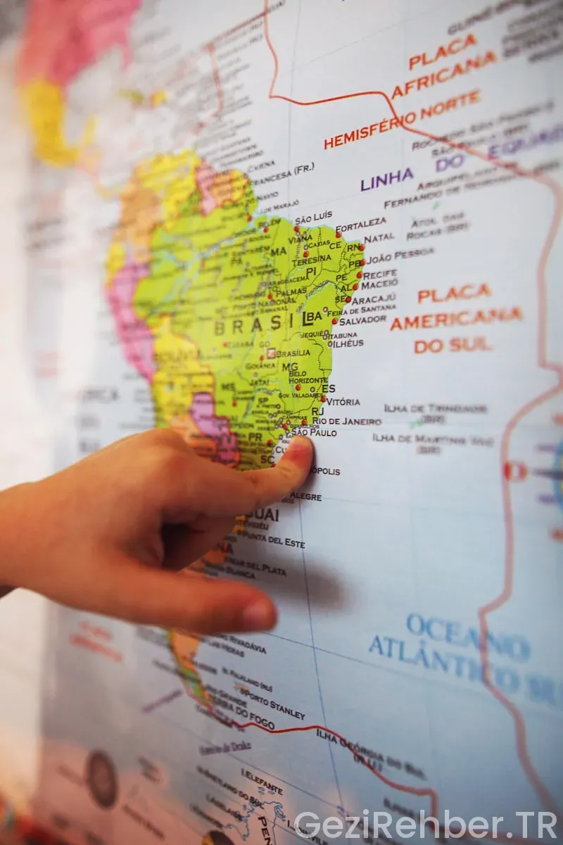 Amerika kıtası harita