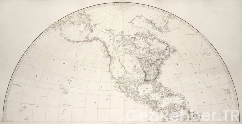 Amerika kıtası harita