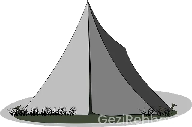 Kamp yerleri gösteren uygulama