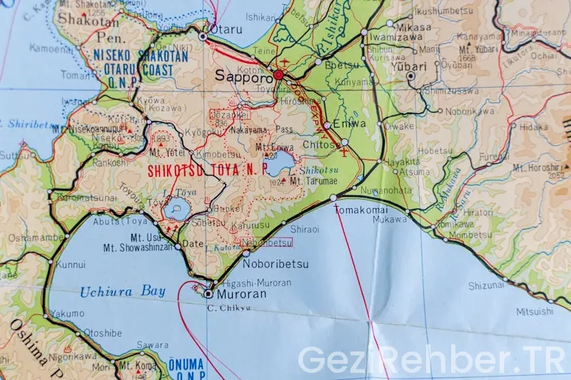 Kıbrıs gezi haritası