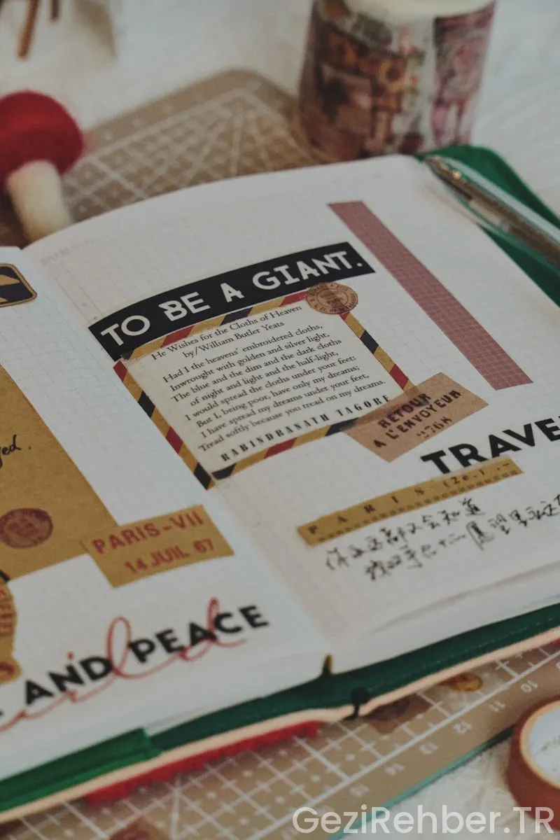 Travel guide magazine