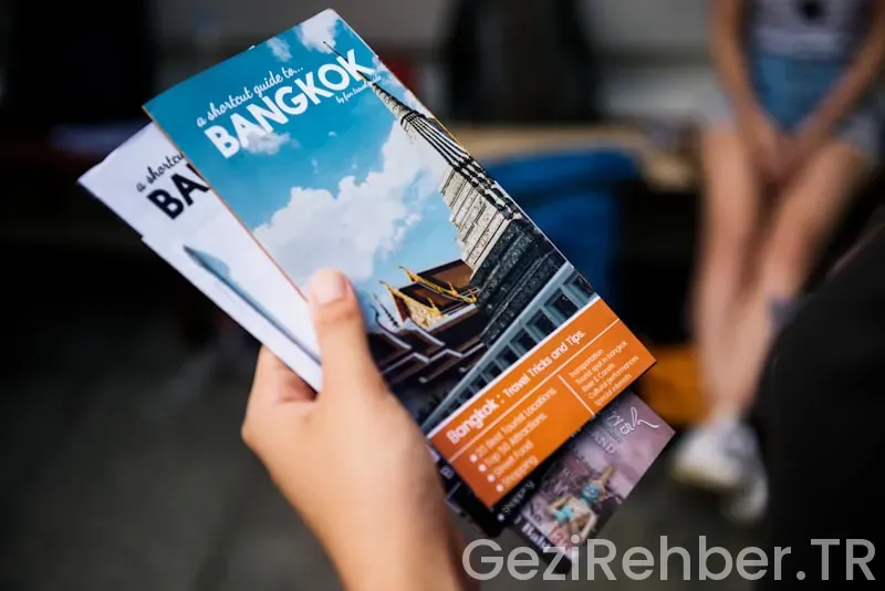 Travel guide magazine