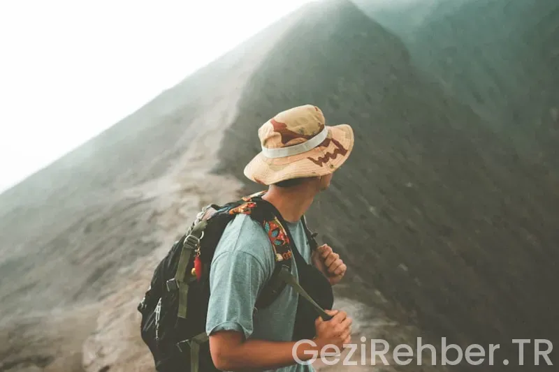 Travel guide person