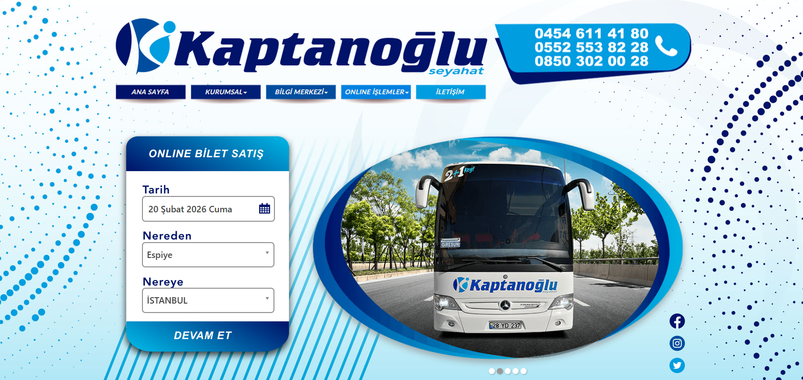 Giresun - Ankara Otobüs Bileti Fiyatları